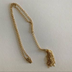 Long Tassel Statement Necklace